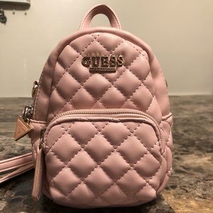 Guess crossbody design color pink blush